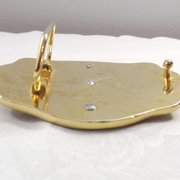 Western Hat and Revolver Southwestern Style Belt Buckle - Picture 6 of 11